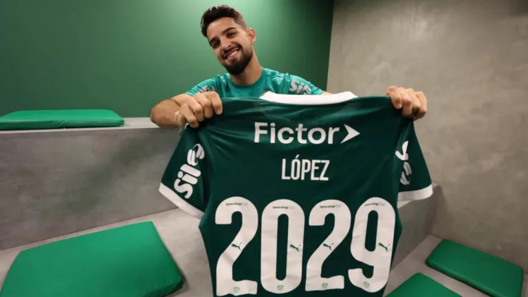 Flaco López se declara ao Palmeiras e renova contrato até 2029: “Me tornou jogador de seleção”