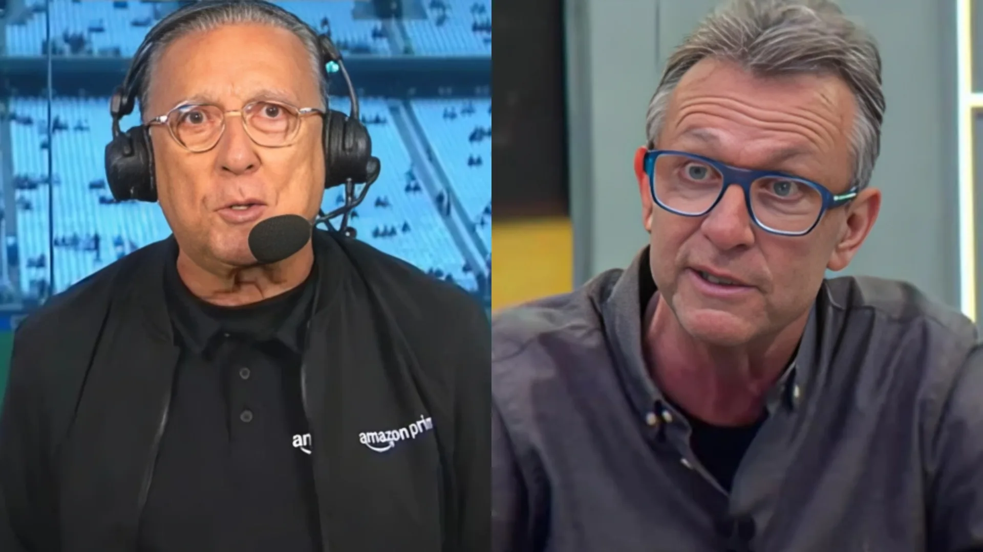 Galvão Bueno repreende Craque Neto em jogo da Copa do Brasil e torcedores do Corinthians se irritam: “Quero ver no SBT”