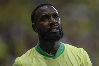 Gerson, em jogo da seleção brasileira