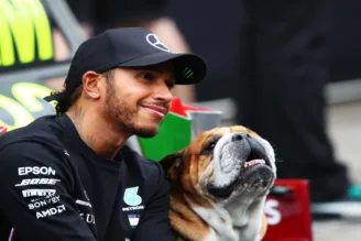 Lewis Hamilton e Roscoe