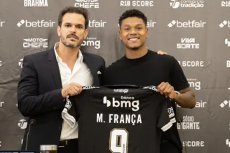 Matheus França, em coletiva de apresentação