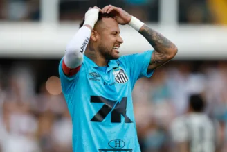 Neymar em ação pelo Santos