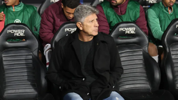 Renato Gaúcho, em jogo da Sul-Americana