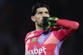 Rossi, em jogo do Flamengo no Brasileirão