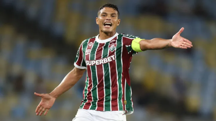 Thiago Silva, em jogo do Fluminense no Maracanã