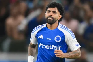Gabigol em ação pelo Cruzeiro