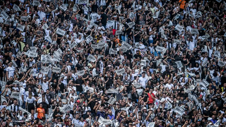 Festa da torcida do Corinthians em jogo das Brabas na Neo Química Arena (Foto: Reprodução/CBF/Flickr)