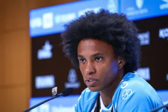 Willian, em coletiva de apresentação