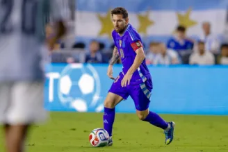 Messi em ação pela Argentina