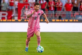 Messi em campo pelo Inter Miami