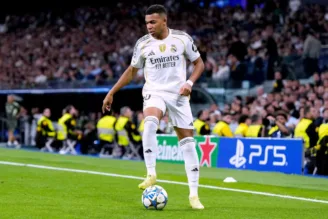 Mbappé em ação pelo Real Madrid