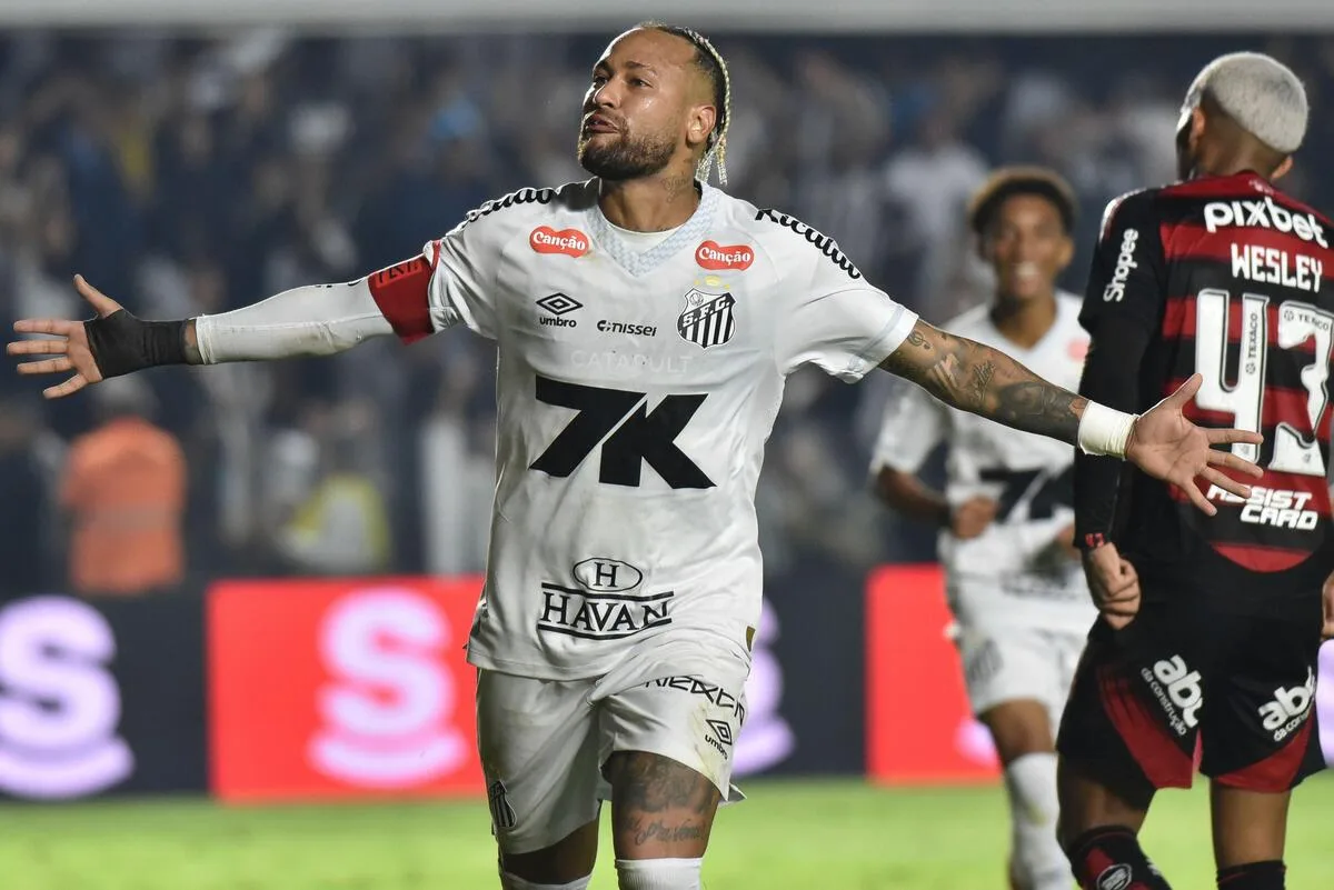 Com Neymar de volta, Santos tenta frear o Flamengo no Maracanã; confira as odds