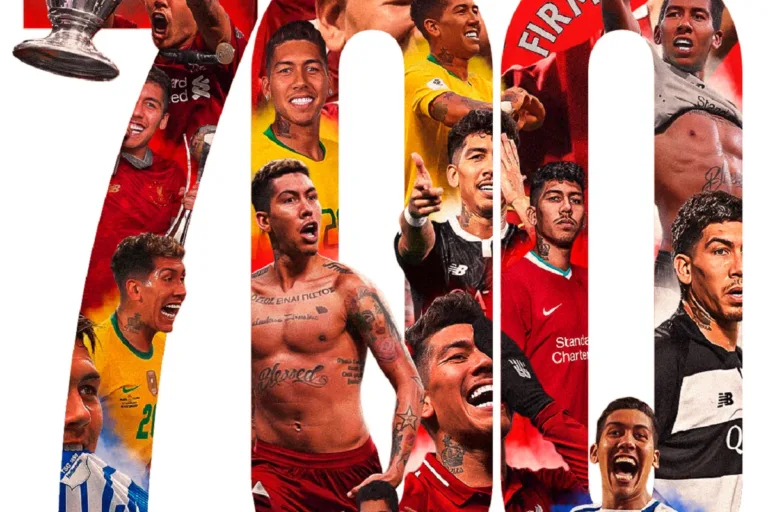 Roberto Firmino comemora a marca de 700 jogos na carreira