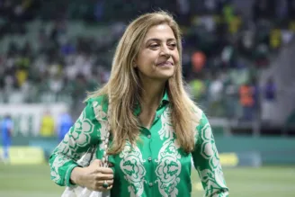 Leila Pereira, presidente do Palmeiras