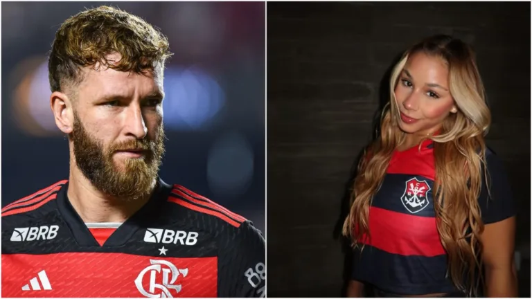 Leo Pereira e Flávia Saraiva deixam festa de título do Flamengo juntos, diz perfil