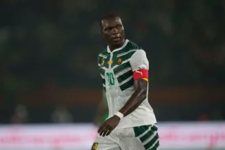 Aboubakar, pela seleção camaronesa