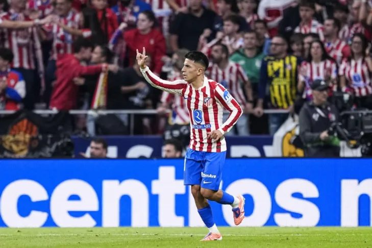 Thiago Almada, do Atlético de Madrid
