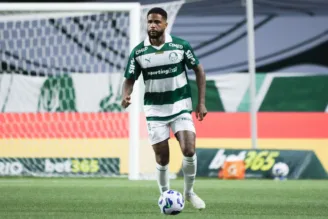 Micael em ação pelo Palmeiras