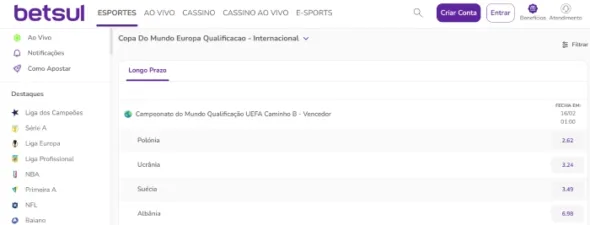 Apostas Copa Mundo Betsul Betsul Copa Do Mundo 2026