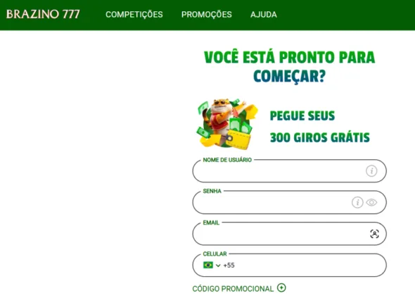Cadastro Brazino777 Como jogar no Brazino777 cassino