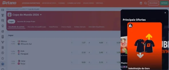 Copa Do Mundo 2026 Betano