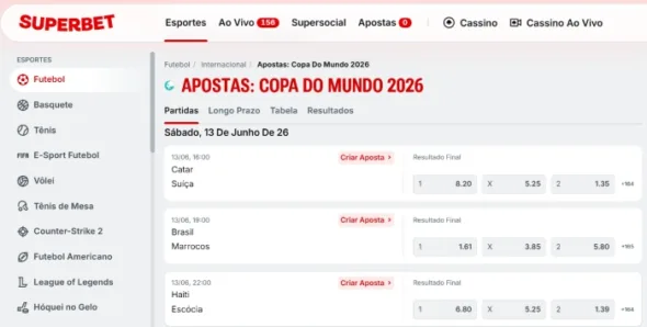 Copa Do Mundo 2026 Superbet