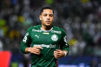 Vitor Roque, do Palmeiras