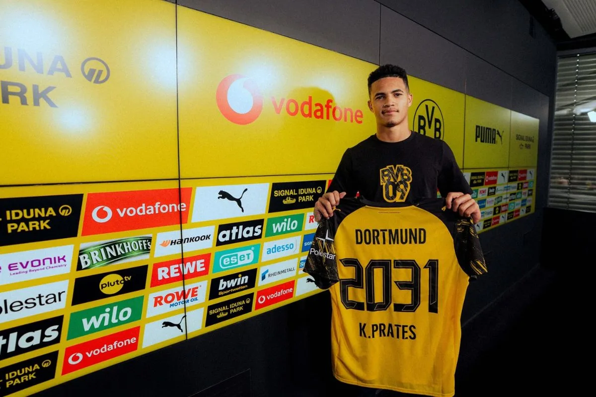 Borussia Dortmund oficializa contratação de Kauã Prates junto ao Cruzeiro