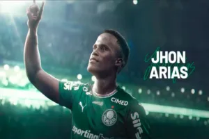 Palmeiras confirma a contratação de Jhon Arias até 2029