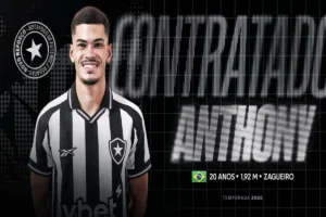 Botafogo contrata jovem zagueiro Anthony e amplia opções defensivas