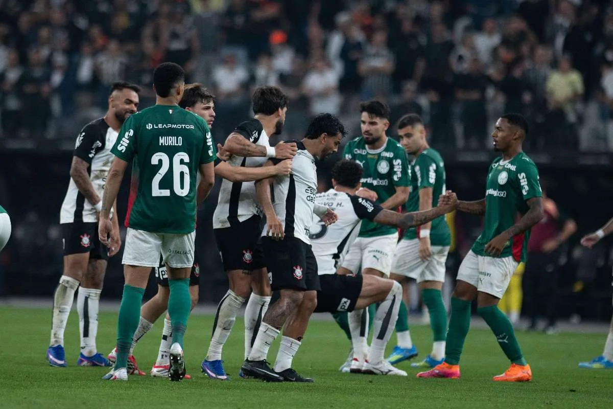 Confusão no Dérbi gera acusações entre Corinthians e Palmeiras após empate