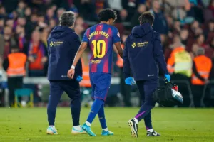 Barcelona perde Yamal na reta final da temporada, mas atacante mira recuperação para a Copa