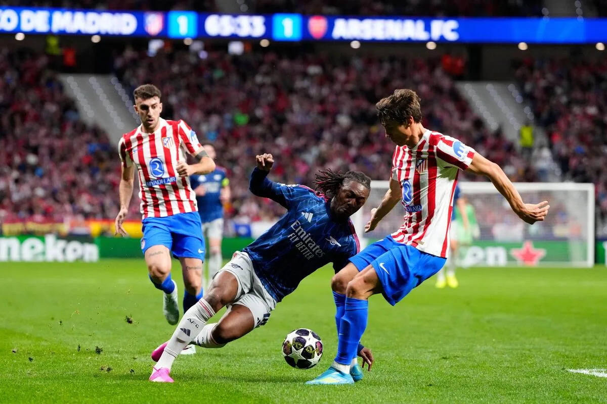 Atlético e Arsenal param no 1 a 1 em semi da Champions marcada pelos pênaltis