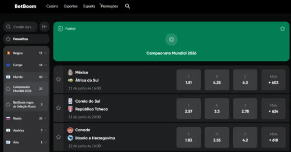 BetBoom Copa Do Mundo 2026
