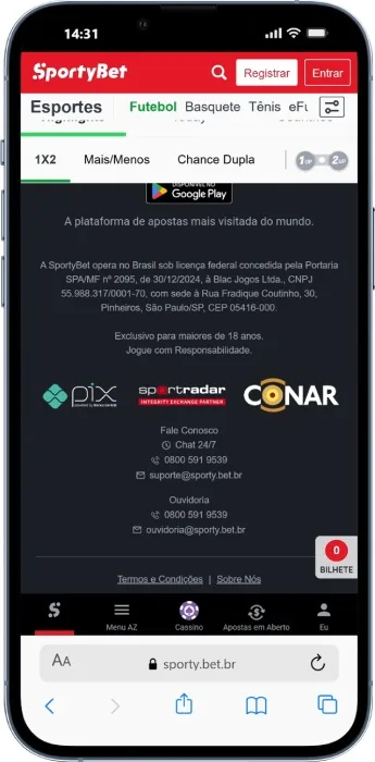 SportyBet Primeiro Depósito