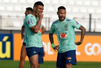 Casemiro e Neymar