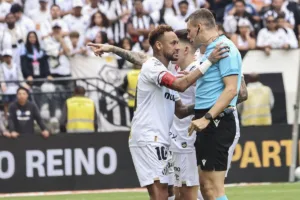 Santos pede anulação de jogo contra o Coritiba após erro em substituição de Neymar