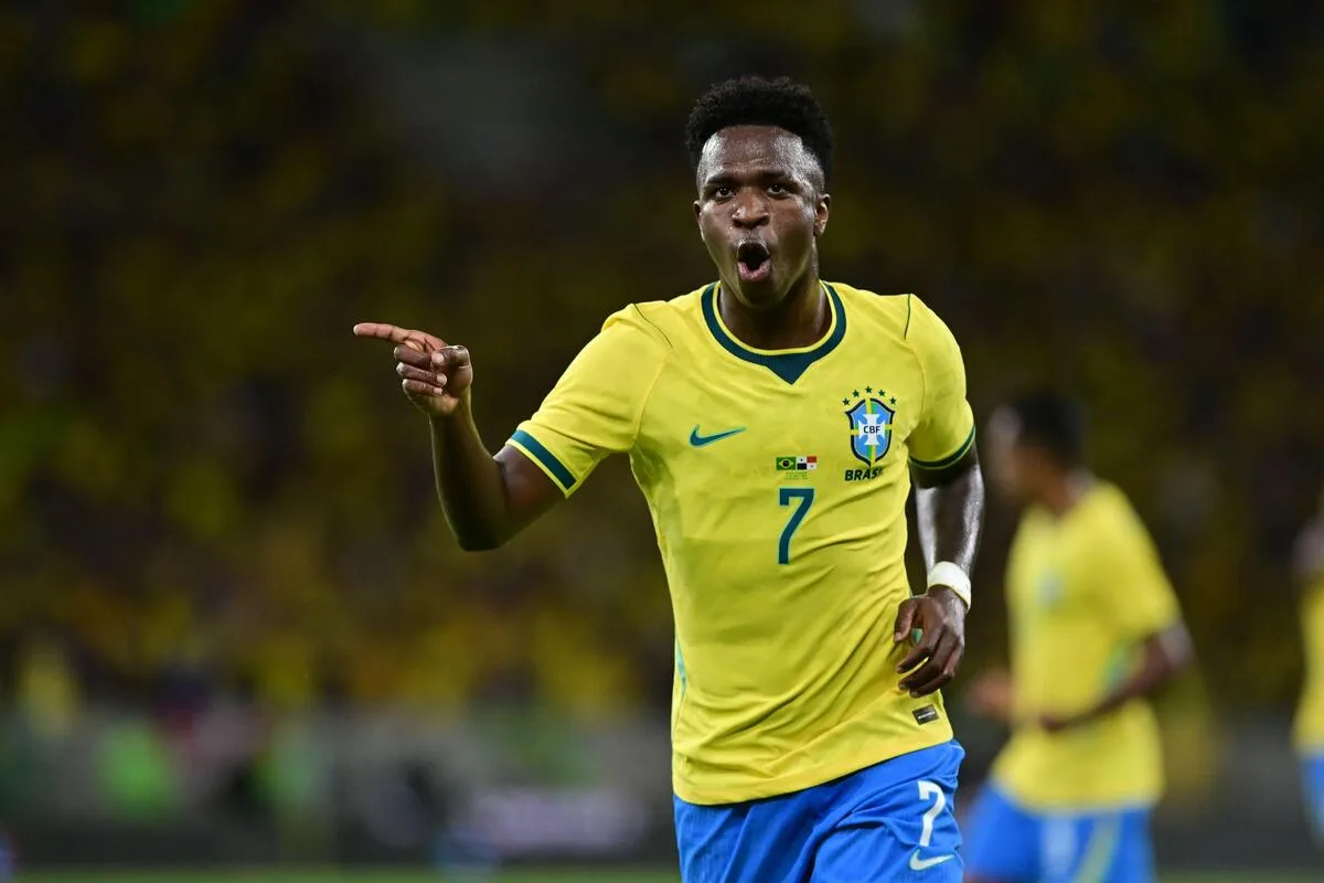 Vini Jr destaca Seleção e exalta Neymar após goleada do Brasil antes da Copa do Mundo