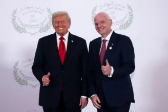 Donald Trump e Gianni Infantino