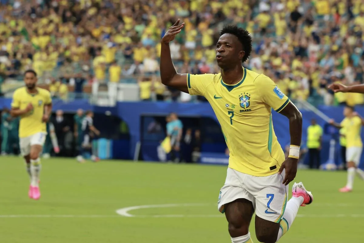 Vini Jr. decide, Neymar estreia e Brasil vence a Escócia para avançar em primeiro na Copa do Mundo