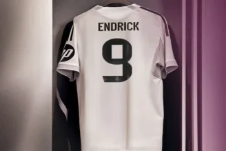 Camisa de Endrick no Real Madrid