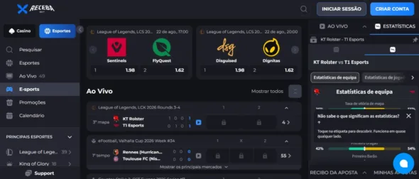 Receba Bet e-sports