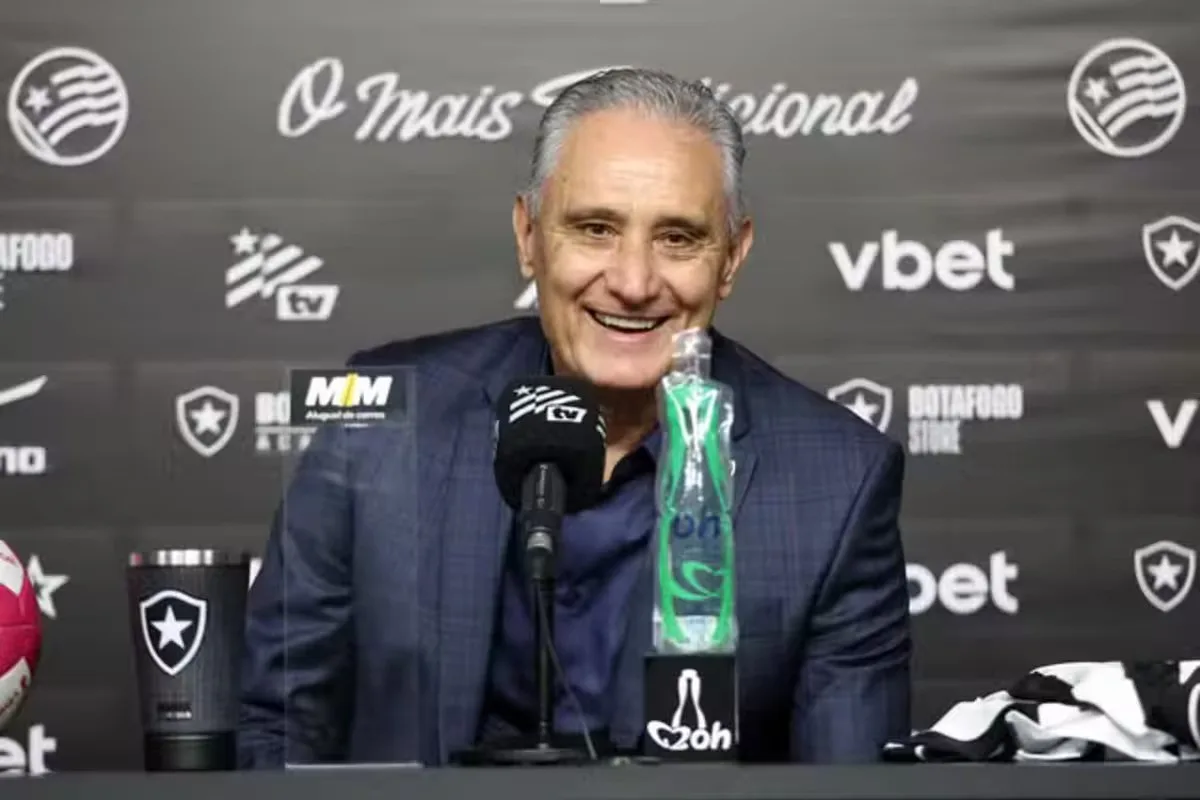 Tite é apresentado pelo Botafogo, traça primeira meta e promete futebol com “A cara do Botafogo”