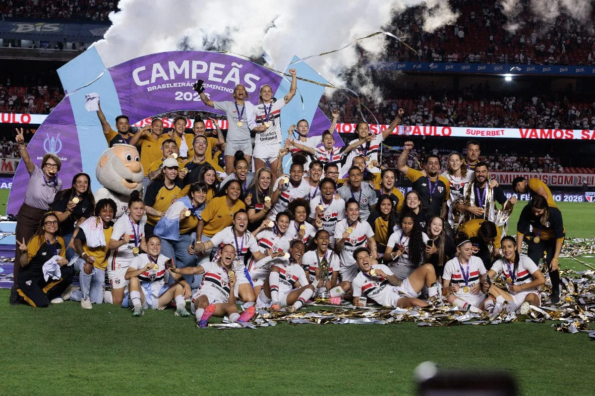 São Paulo empata com Corinthians e conquista o Brasileiro Feminino após 29 anos