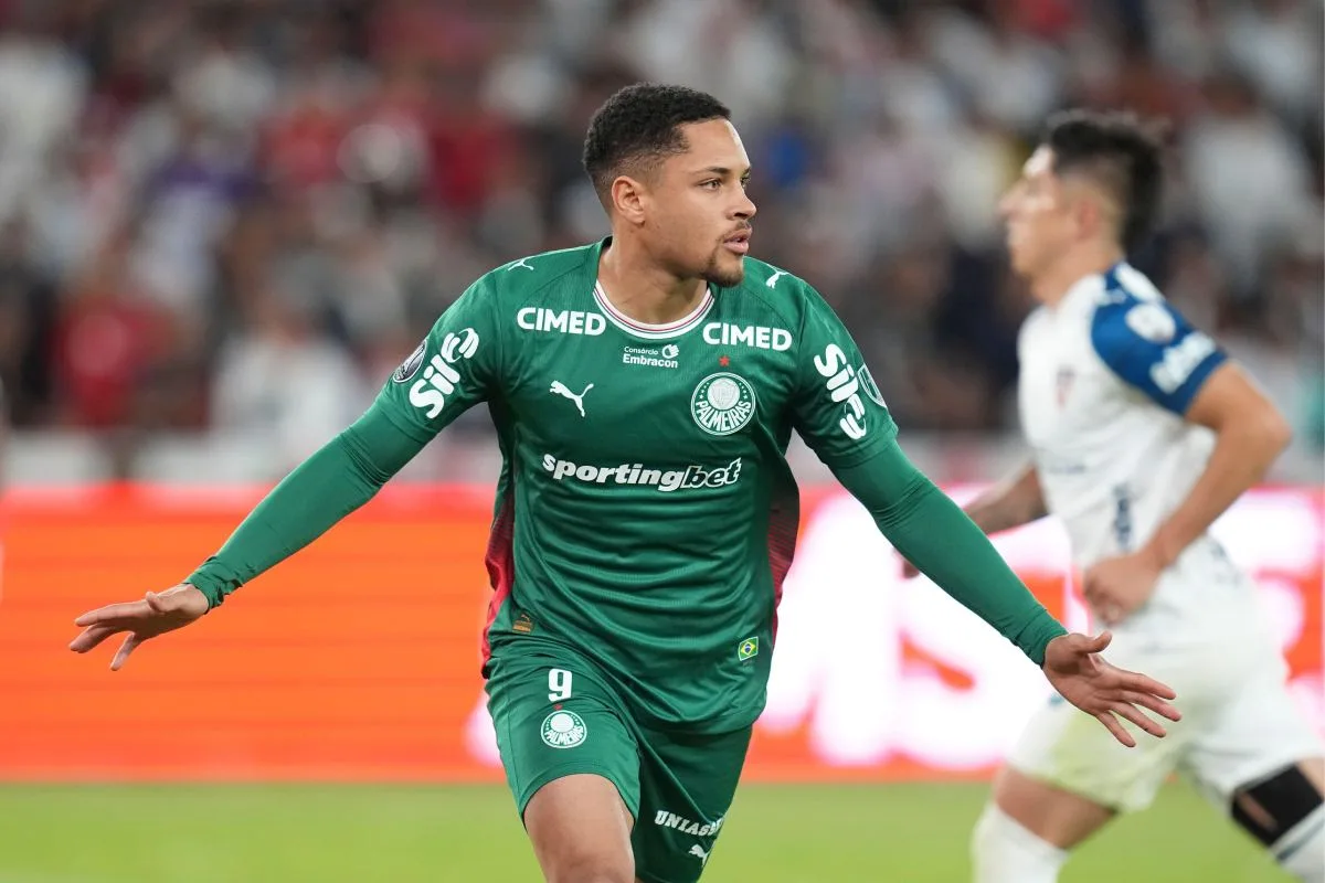 Palmeiras deve ter desfalque de Vitor Roque contra o Fluminense na Libertadores